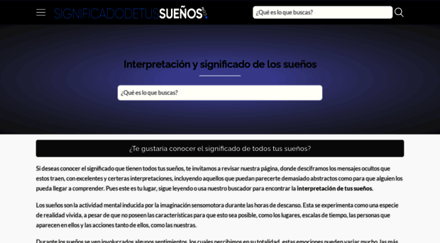 significadodetussuenos.com