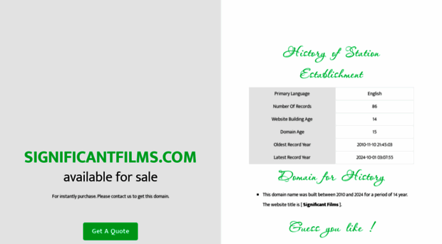 significantfilms.com