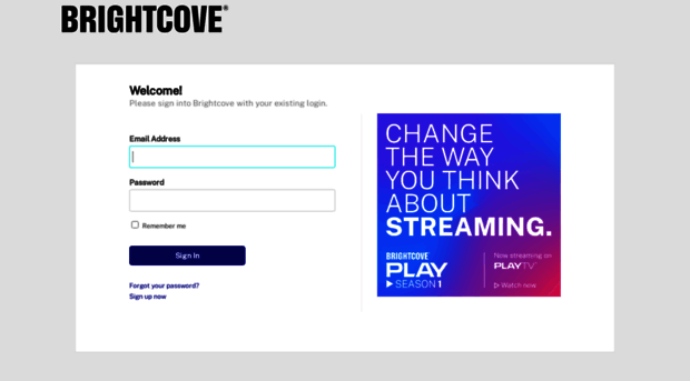 signin.brightcove.com