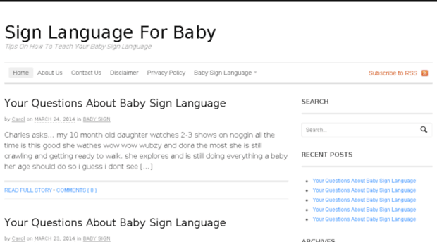 signlanguageforbaby.net