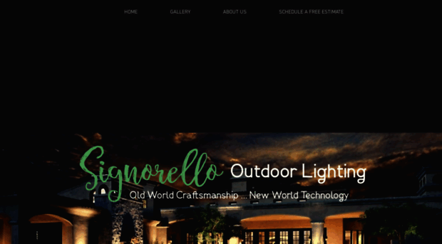 signorellooutdoorlighting.com