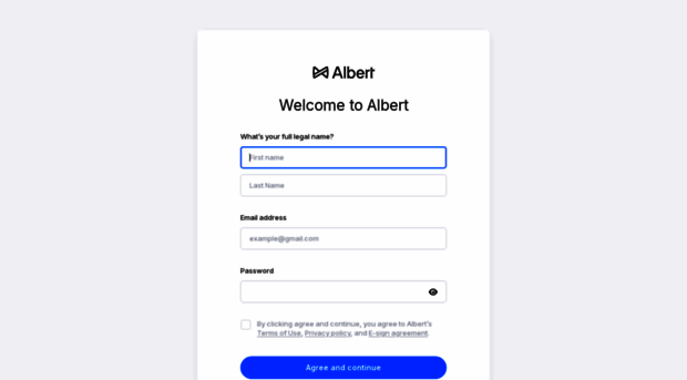 signup.albert.com