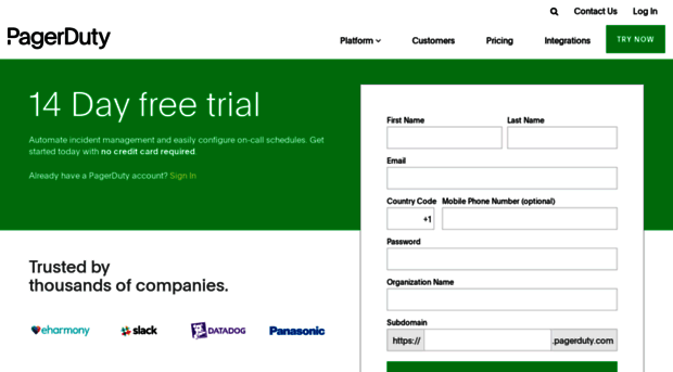 signup.pagerduty.com