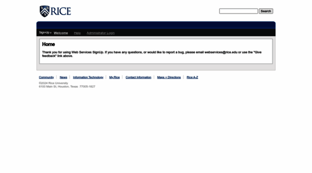signup.rice.edu