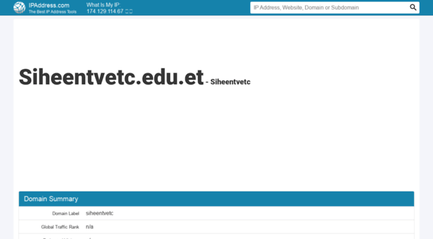 siheentvetc.edu.et.ipaddress.com