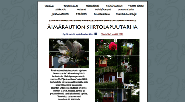 siirtolapuutarha-aimarautio.net