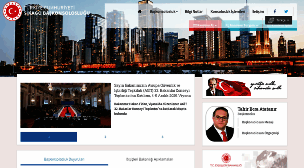 sikago-bk.mfa.gov.tr - T.C. Dışişleri Bakanlığı - Tur... - Sikago Bk Mfa