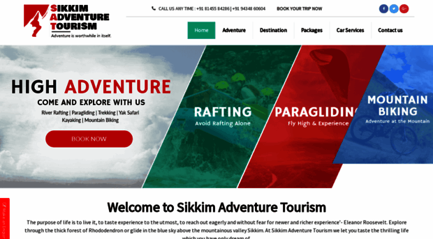 sikkimadventuretourism.com