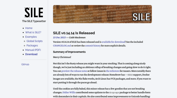 sile-typesetter.org