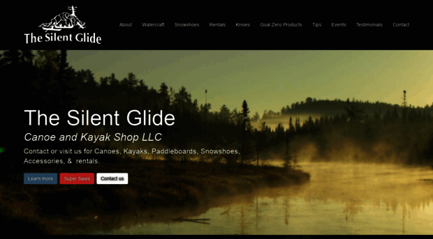 silentglidecanoeandkayakshop.com