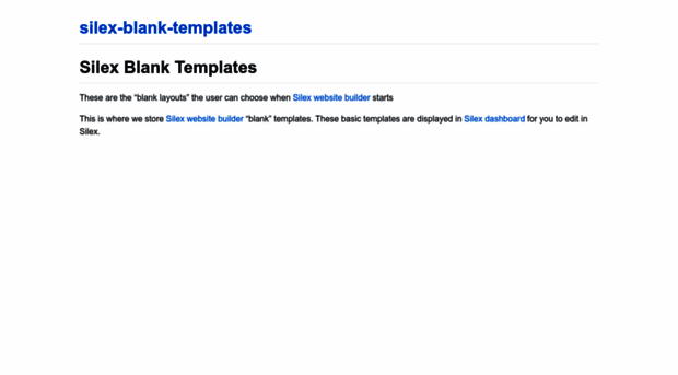 silex-blank-templates.silex.me