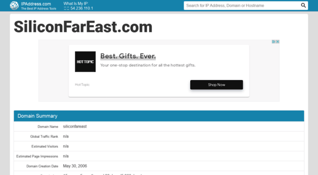 siliconfareast.com.ipaddress.com