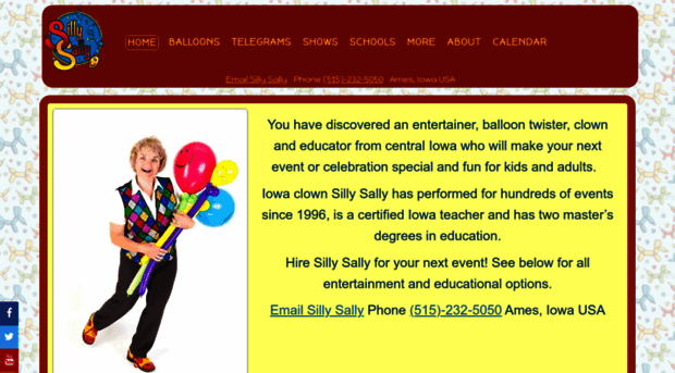 sillysallytheclown.com