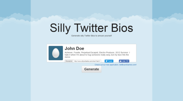 sillytwitterbio.com