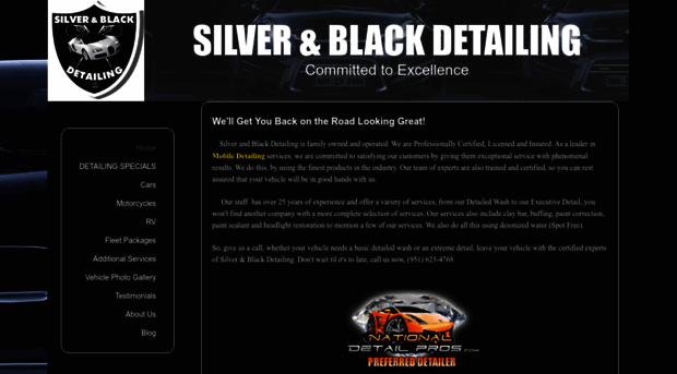 silverandblackdetailing.com