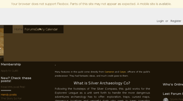 silverarchaeologycompany.gamerlaunch.com