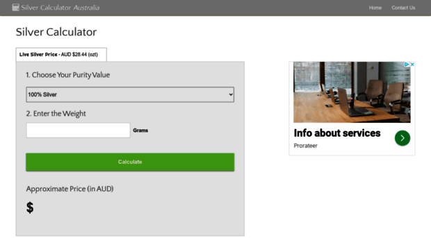silvercalculator.com.au