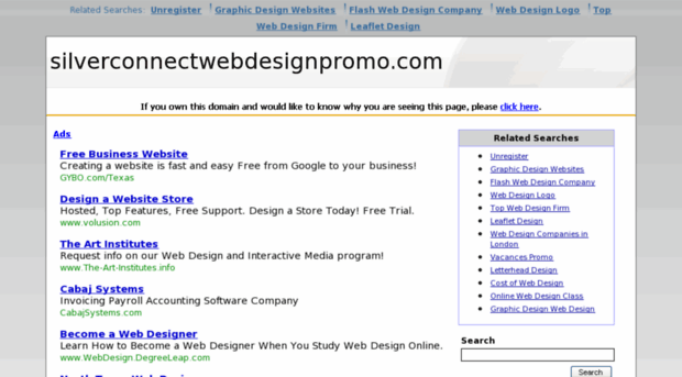 silverconnectwebdesignpromo.com