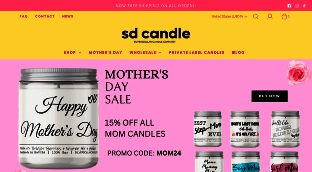 silverdollarcandle.com