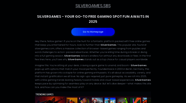 silvergames.my