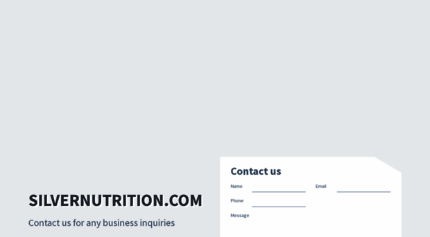 silvernutrition.com