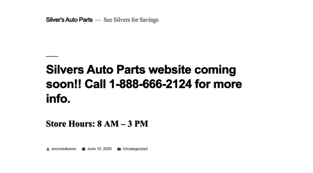 silversautoparts.com