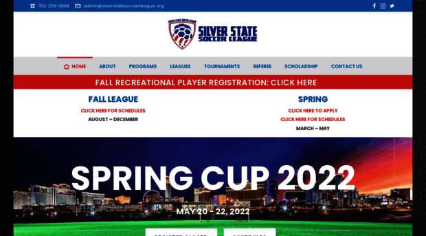 silverstatesoccerleague.org