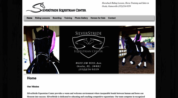 silverstrideequestriancenter.com