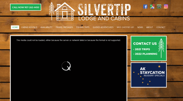 silvertiplodgeandcabins.com