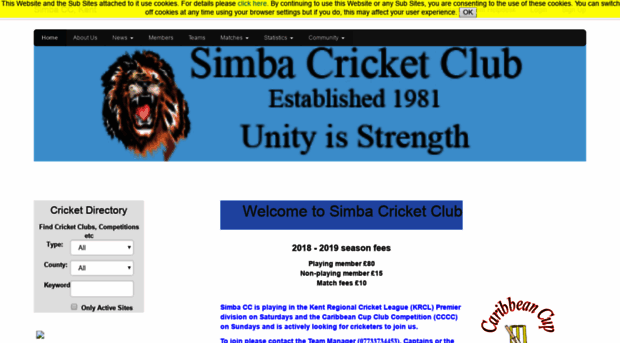 simba.play-cricket.com