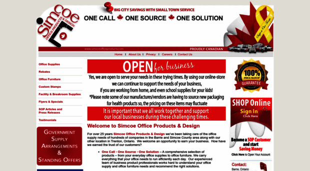 simcoeofficeproducts.com