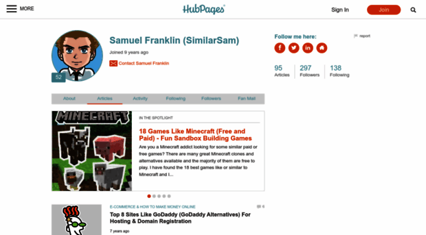 similarsam.hubpages.com