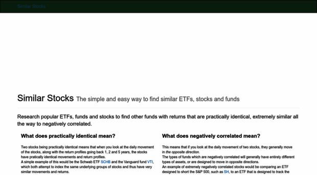 similarstocks.com