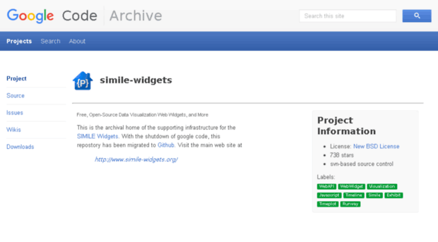 simile-widgets.googlecode.com