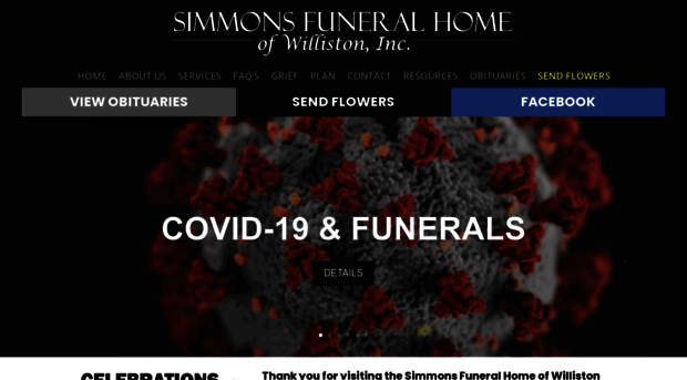 simmonsfuneralhomeofwilliston.com