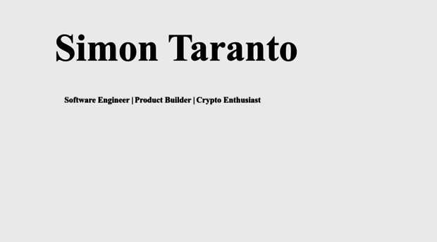 simontaranto.com