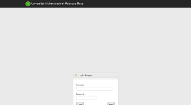 simpeg.umpalangkaraya.ac.id