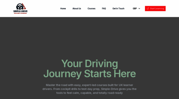 simple-drive.co.uk - Online Driving Courses for UK ... - Simple Drive