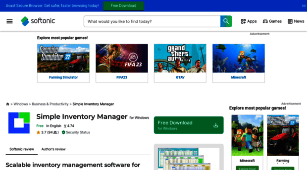simple-inventory-manager.en.softonic.com