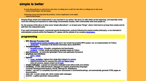 simple-is-better.org