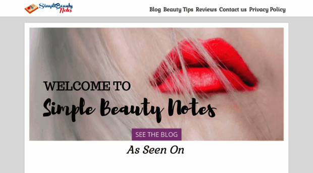 simplebeautynotes.com