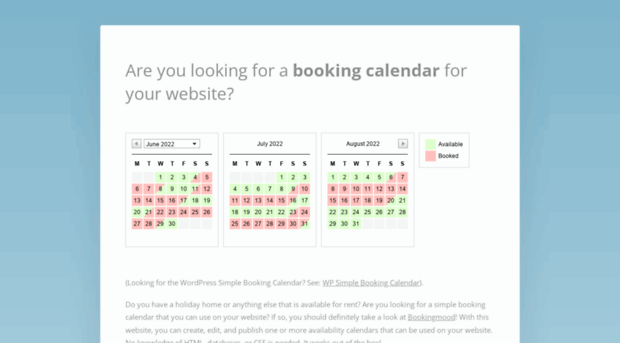 simplebookingcalendar.com