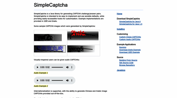 simplecaptcha.sourceforge.net