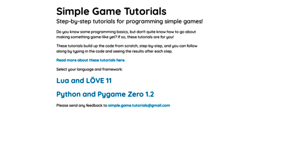 simplegametutorials.github.io