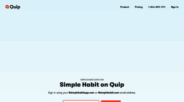 simplehabit.quip.com