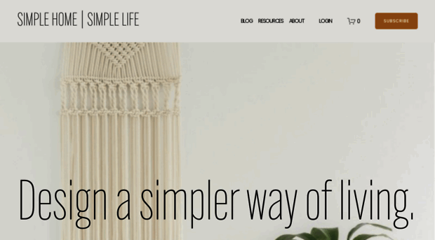 simplehomesimplelife.com