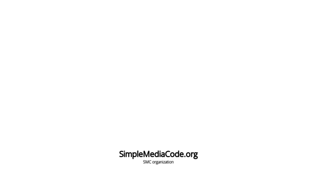 simplemediacode.org