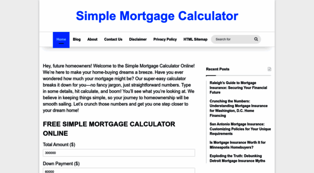 simplemortgagecalculator.online