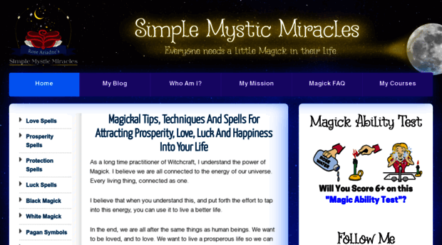 simplemysticmiracles.com