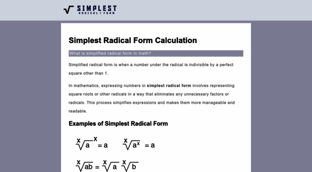 simplestradicalform.com